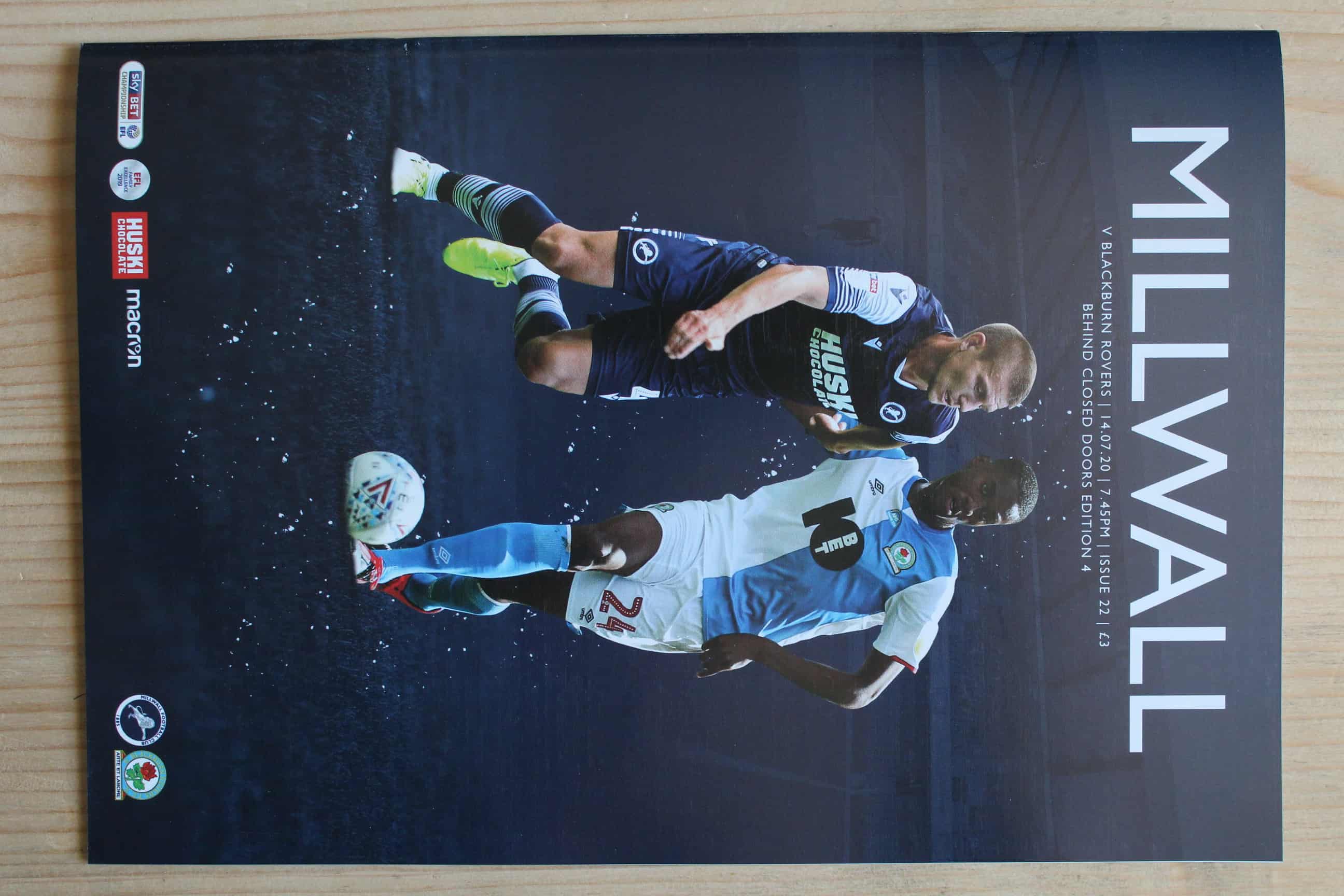 Millwall FC v Blackburn Rovers FC